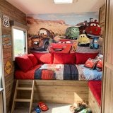 Fotomurales: Rayo Mcqueen y sus Amigos en Radiador Springs 8