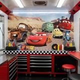 Fotomurales: Rayo Mcqueen y sus Amigos en Radiador Springs 10