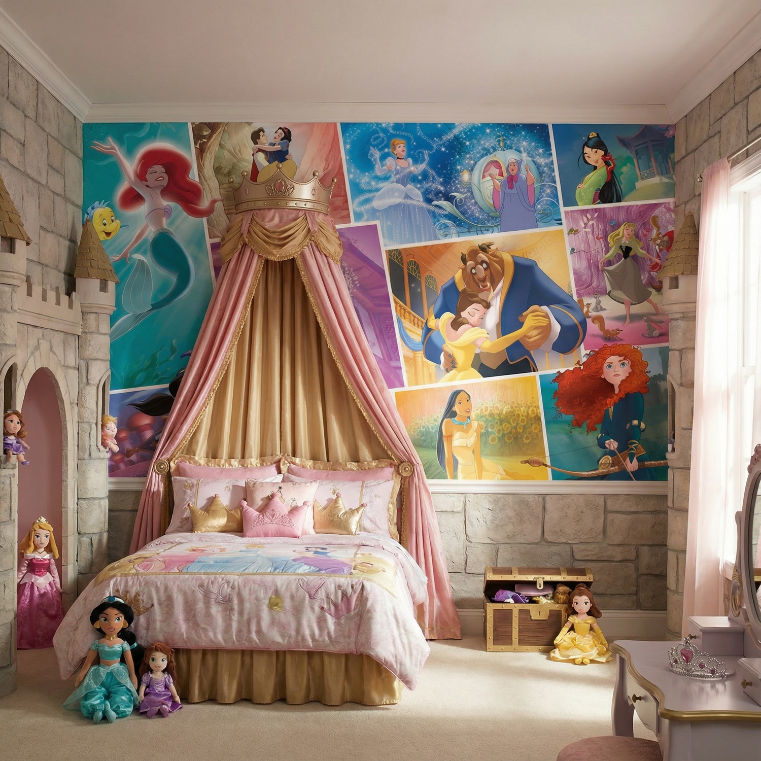 Fotomurales: Princesas Disney
