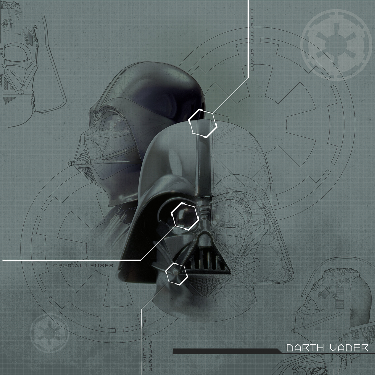 Fotomurales: Darth Vader Planos