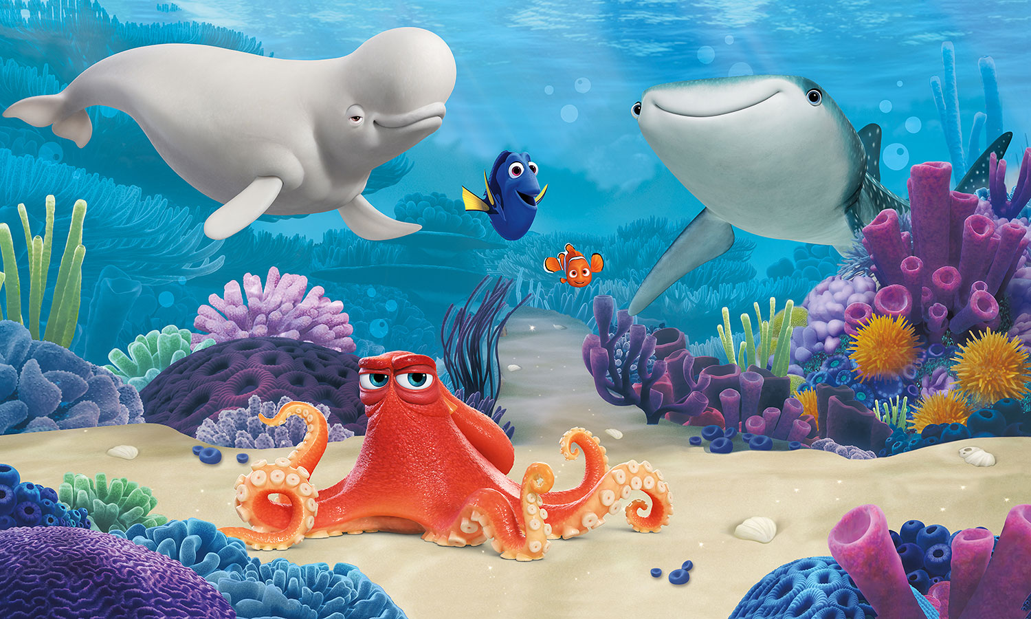 Fotomurales: Nemo y amigos en el Fondo del Mar