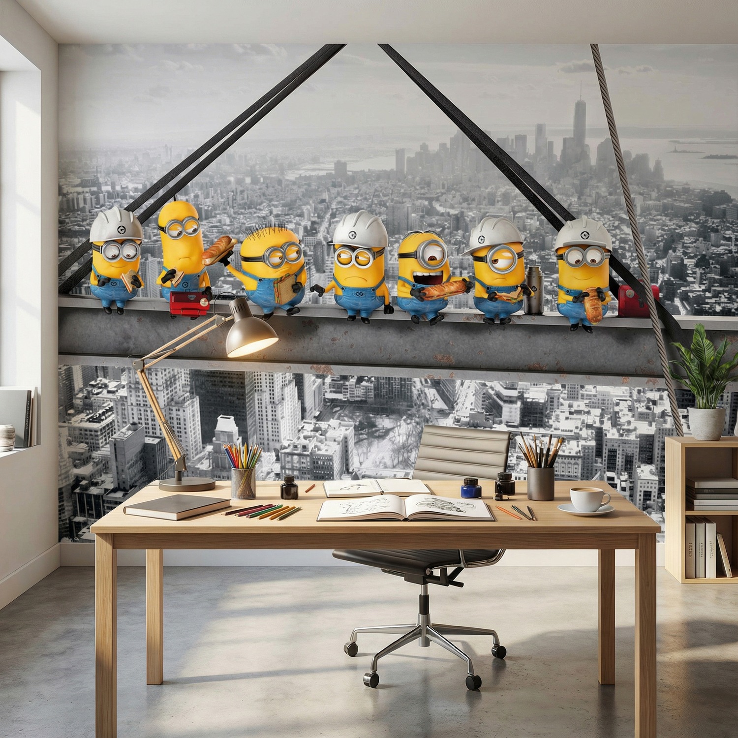 Fotomurales: Minions en la Viga