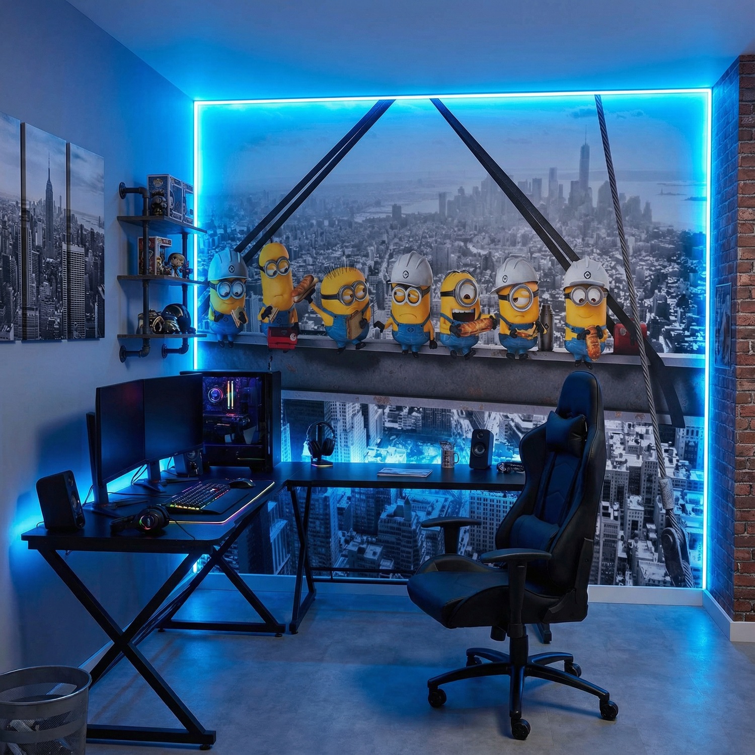 Fotomurales: Minions en la Viga