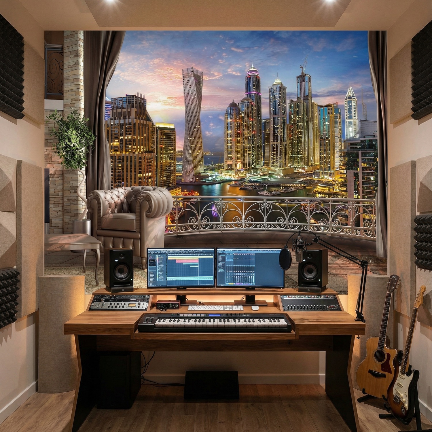 Fotomurales: Skyline de Dubai