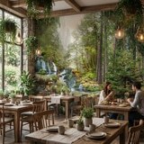 Fotomurales: Bosque y Cascada 4