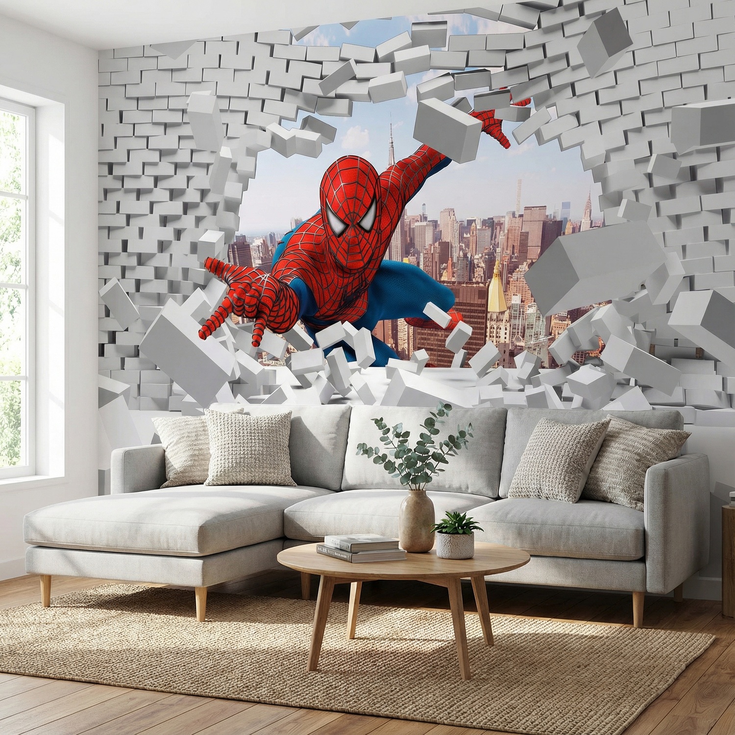 Fotomurales: Spiderman Rompe Pared