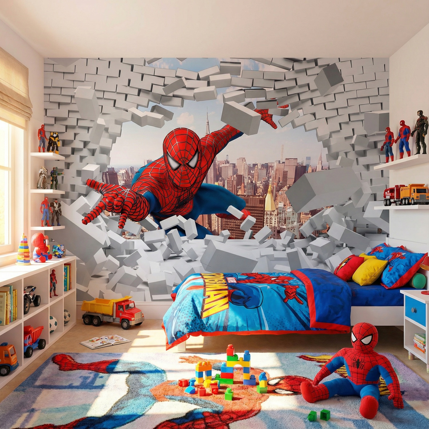 Fotomurales: Spiderman Rompe Pared