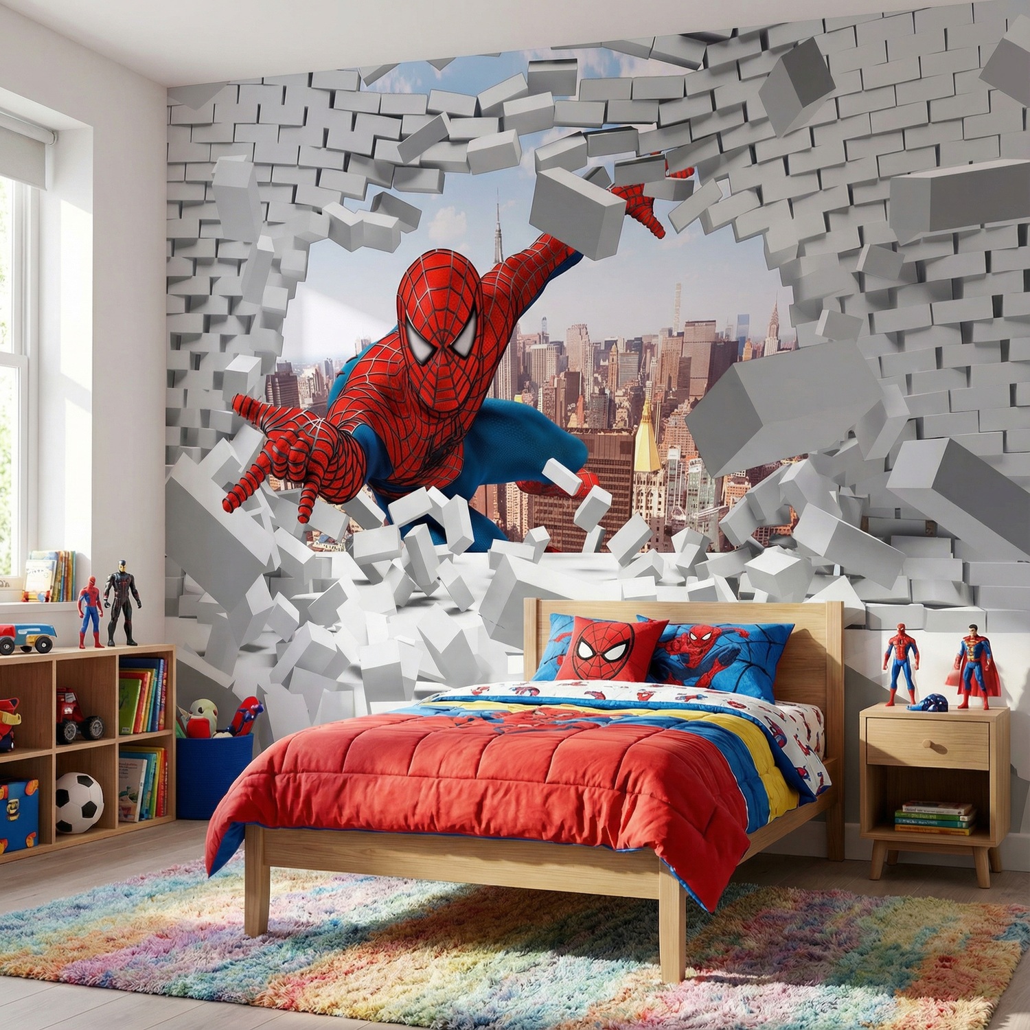Fotomurales: Spiderman Rompe Pared