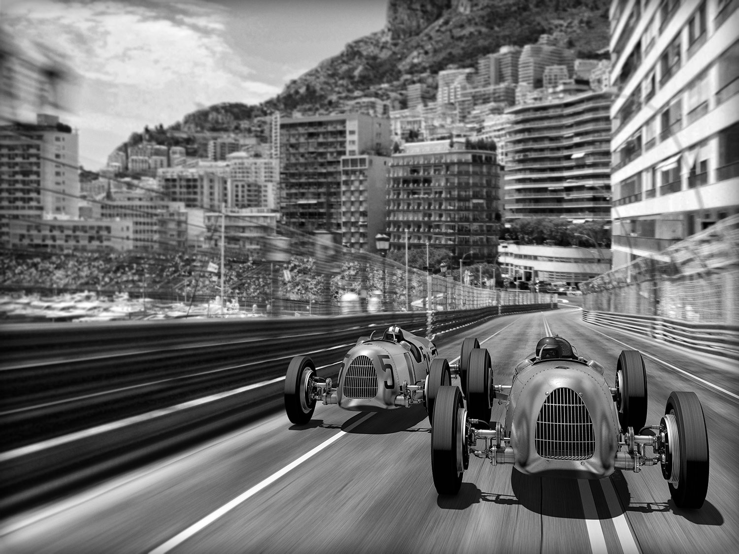 Fotomurales: Carrera F&oacute;rmula 1 en M&oacute;naco
