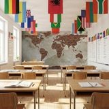 Fotomurales: Mapamundi Ladrillos 4