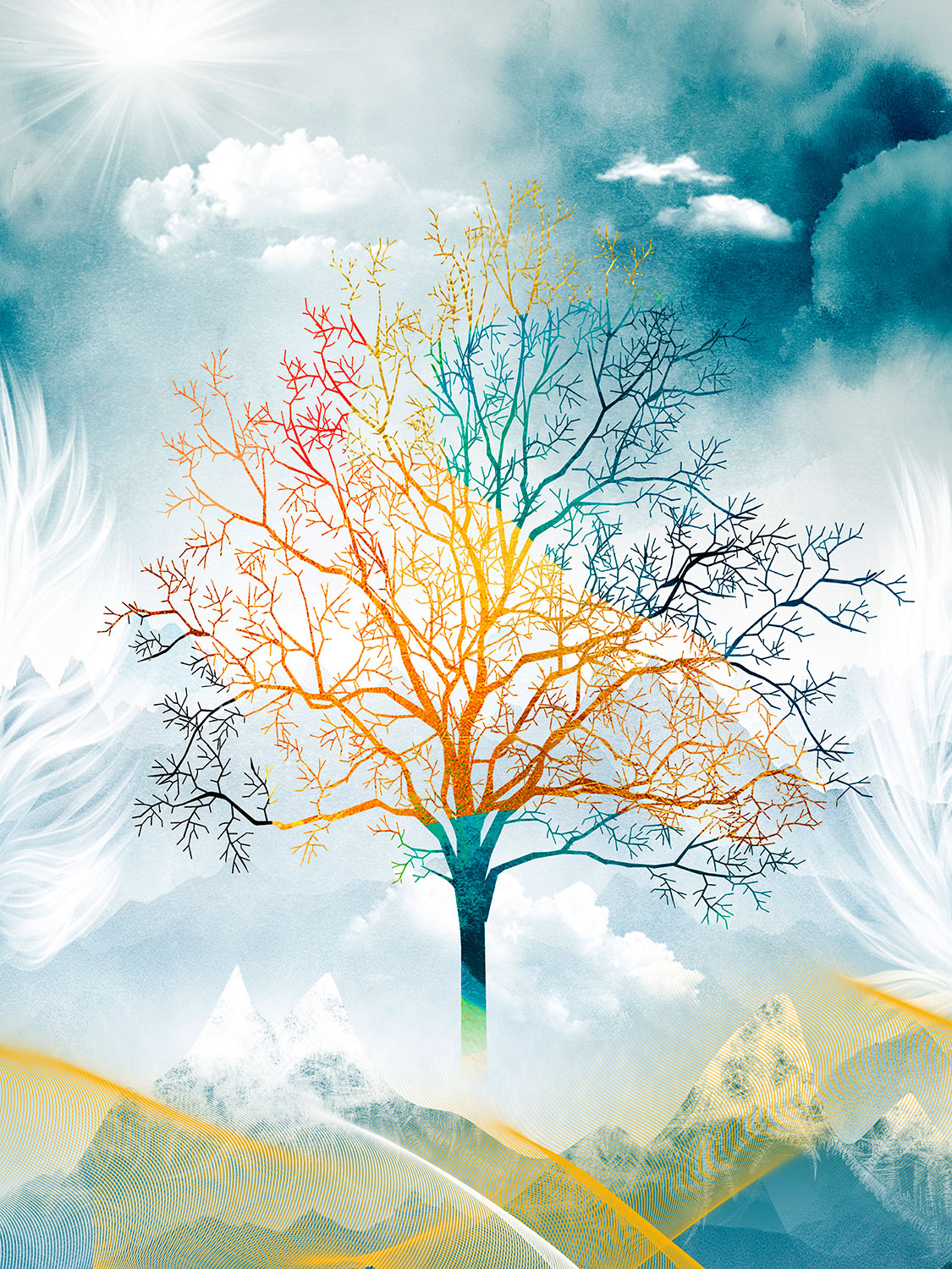 Fotomurales: &Aacute;rbol M&aacute;gico