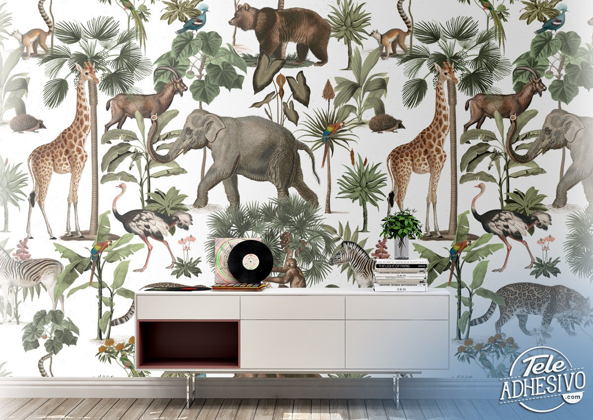 Fotomurales: Collage Animales