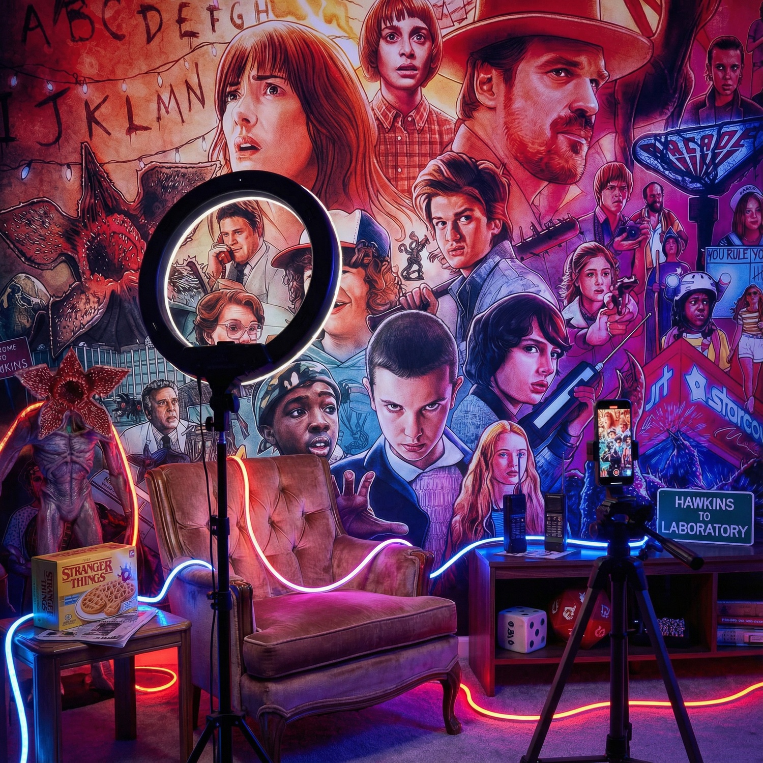 Fotomurales: Dibujo Stranger Things