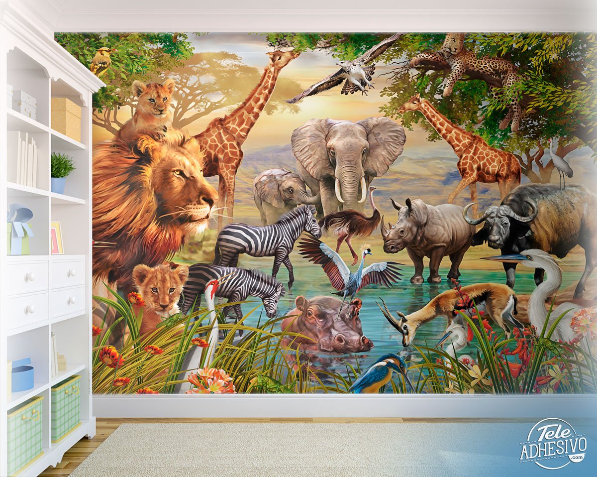 Fotomurales: Animales de la Selva II