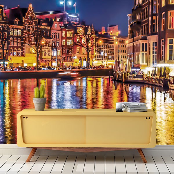 Fotomurales: Canales de Ámsterdam 