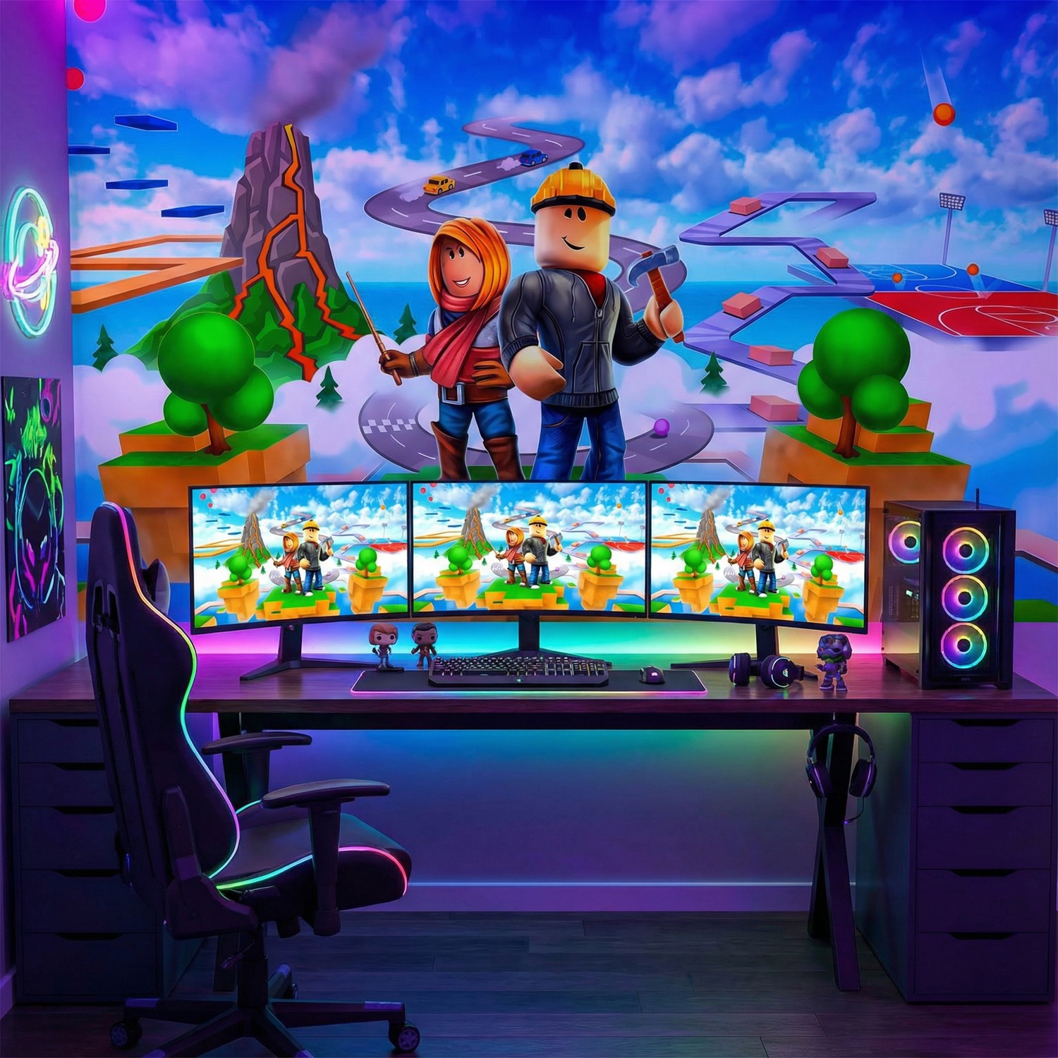 Fotomurales: Roblox powering imagination