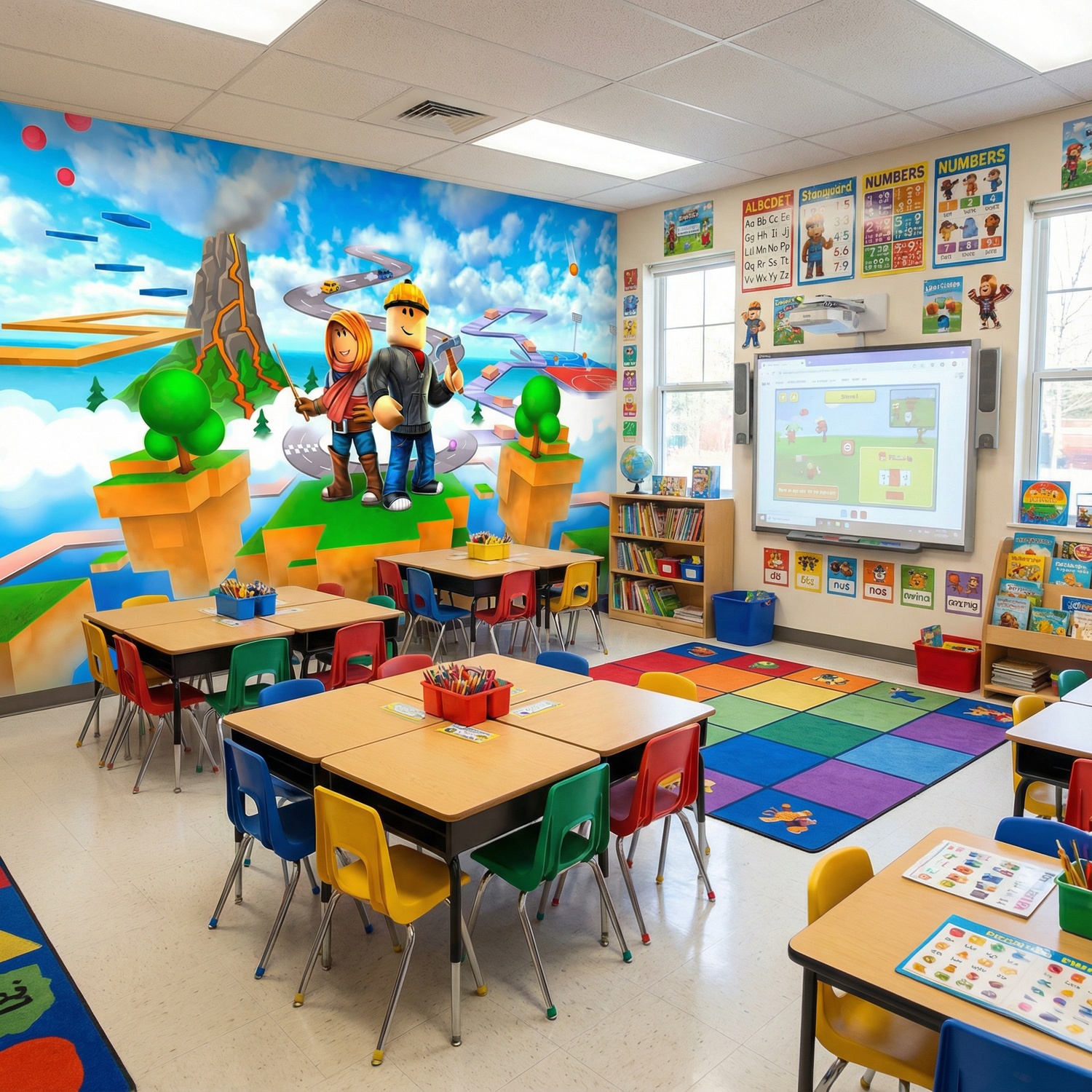 Fotomurales: Roblox powering imagination