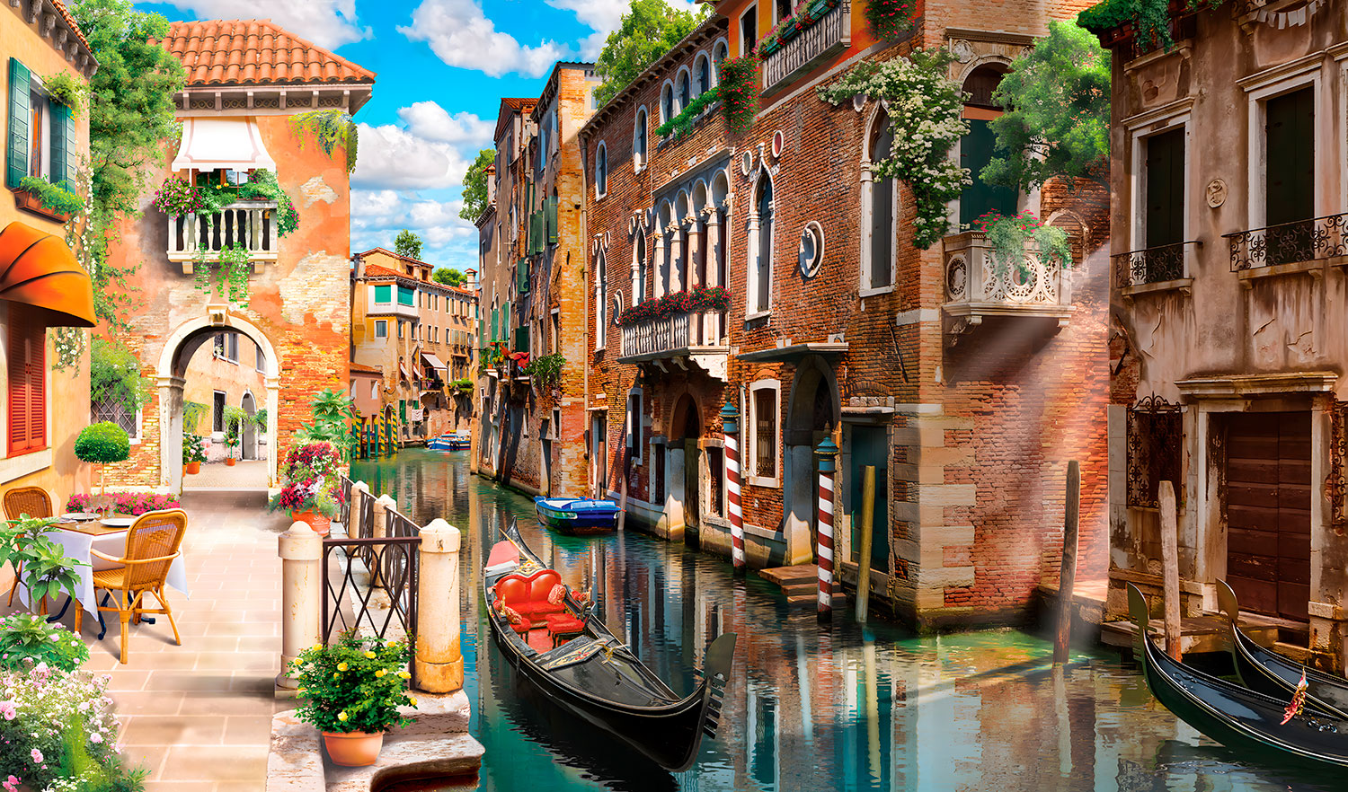 Fotomurales: Calles de Venecia