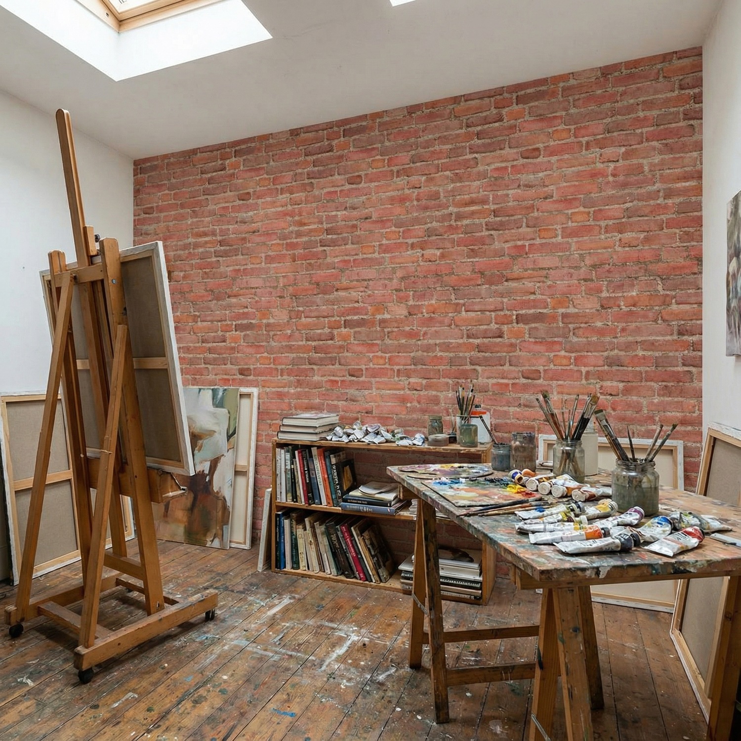 Fotomurales: Textura ladrillo N&aacute;poles