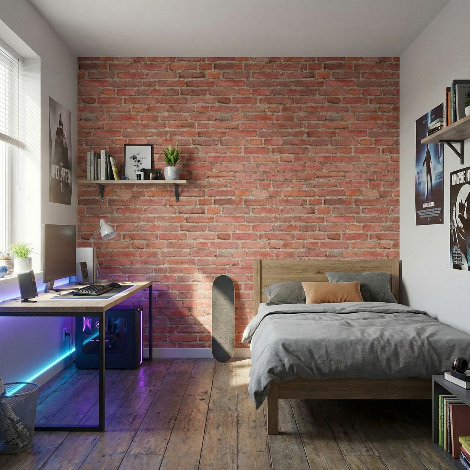 Fotomurales: Textura ladrillo N&aacute;poles