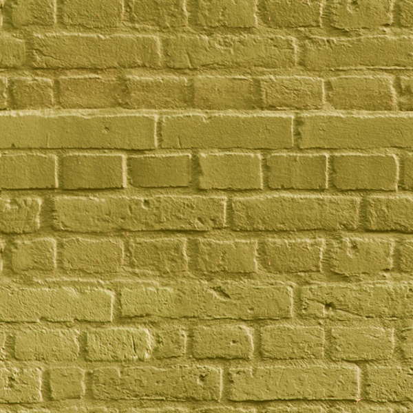 Fotomurales: Textura ladrillo mostaza
