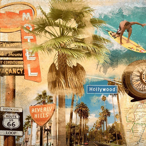 Fotomurales: Collage California