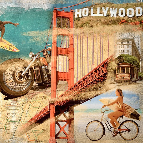 Fotomurales: Collage California 6