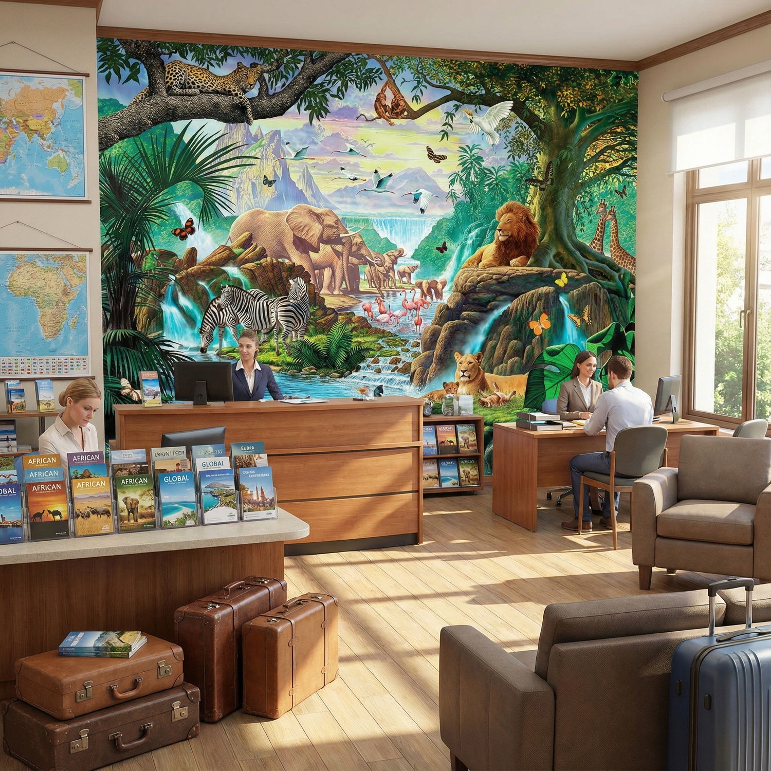 Fotomurales: Naturaleza Jungla