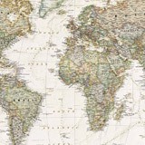 Fotomurales: Mapa Mundo Político Vintage 5