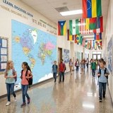 Fotomurales: Mapa del Mundo 9