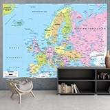 Fotomurales: Mapa político de Europa 2