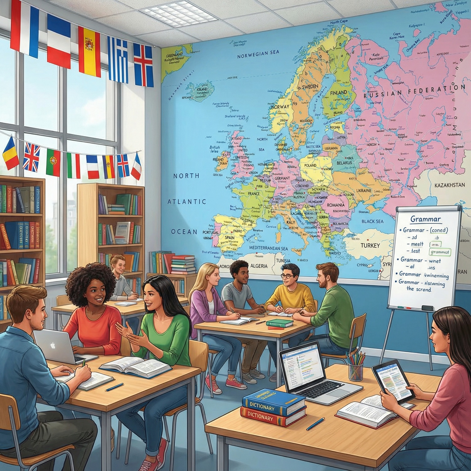 Fotomurales: Mapa pol&iacute;tico de Europa