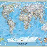 Fotomurales: Mapa del mundo político mundial 3