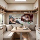 Fotomurales: Creaci&oacute;n de Adan, Michelangelo 11