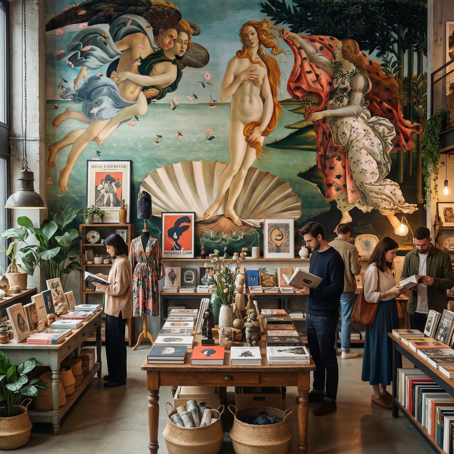 Fotomurales: Nacimiento de venus, Botticelli