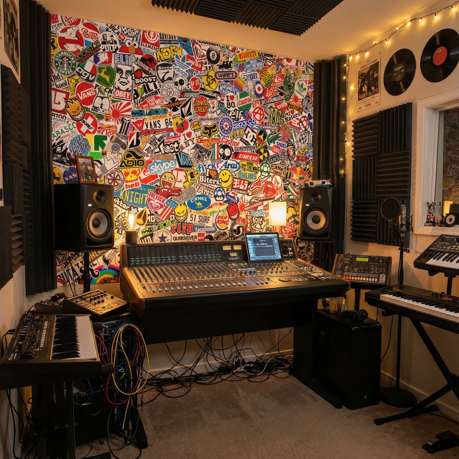 Fotomurales: StickerBomb mural