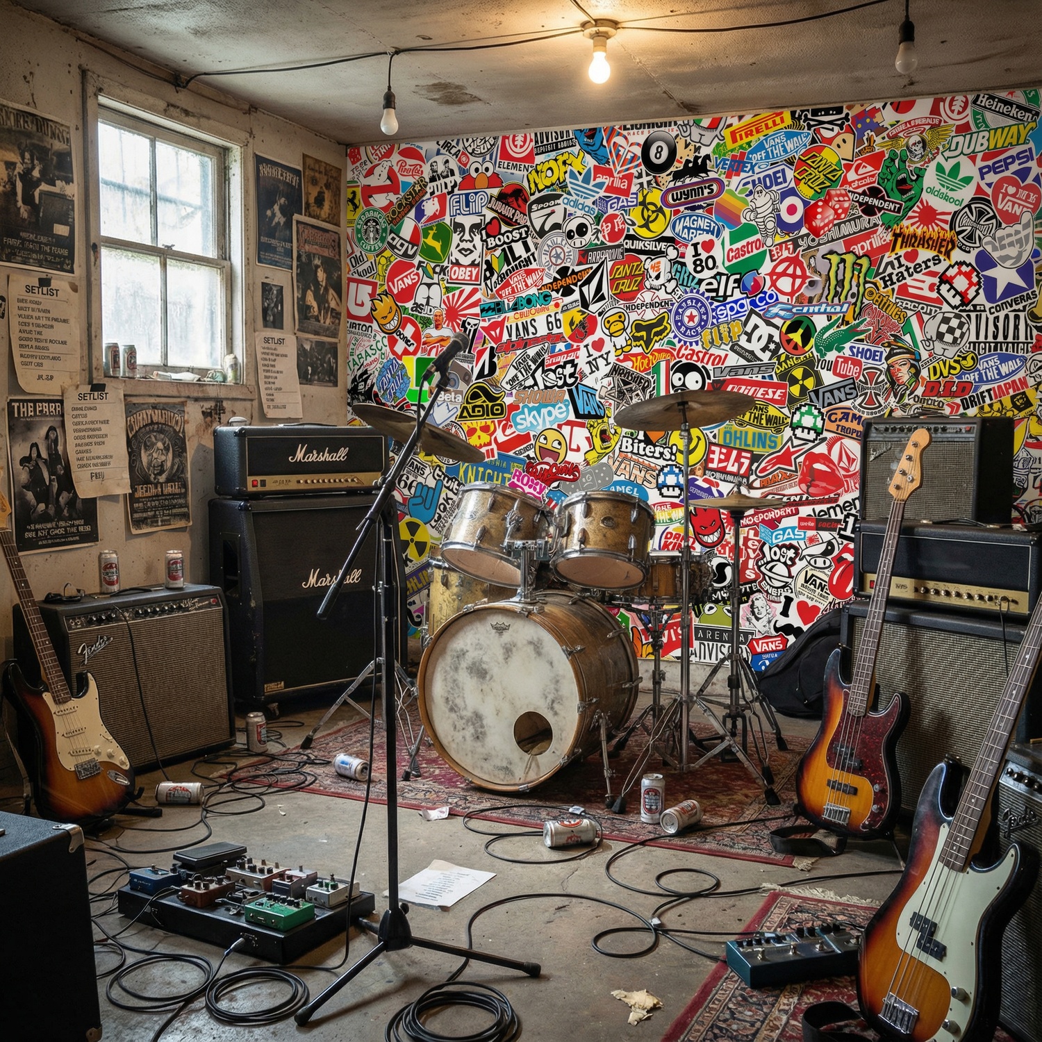 Fotomurales: StickerBomb mural