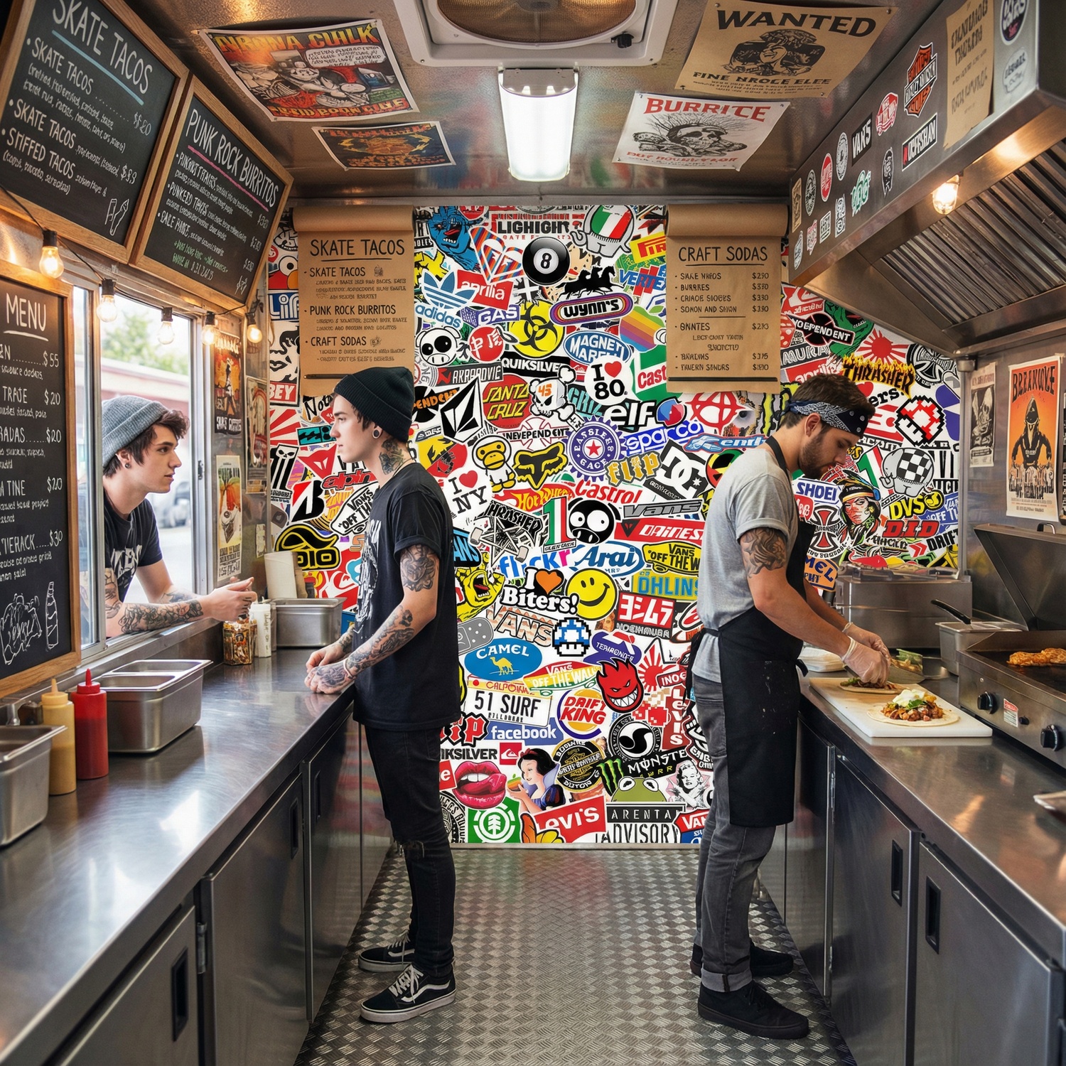 Fotomurales: StickerBomb mural