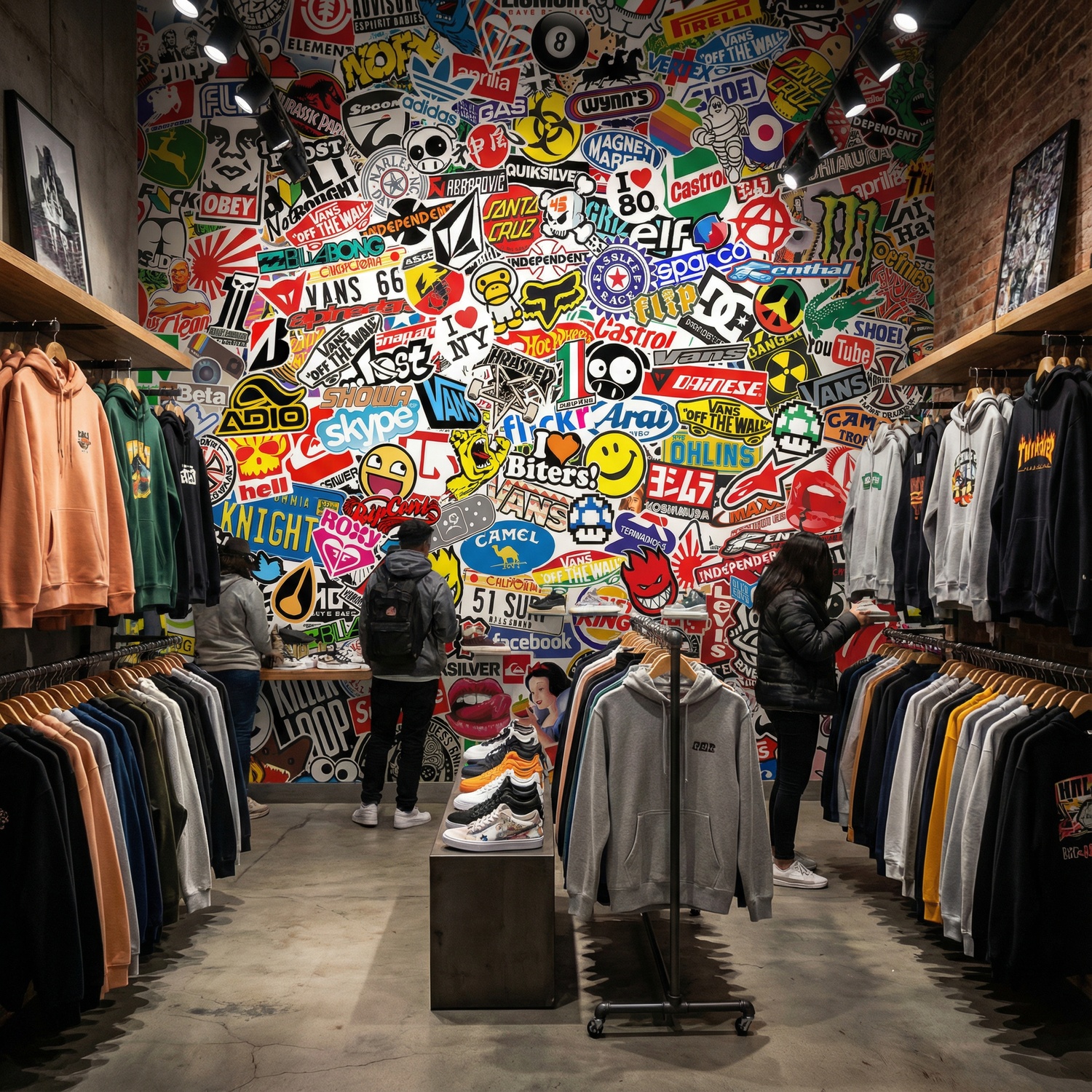 Fotomurales: StickerBomb mural