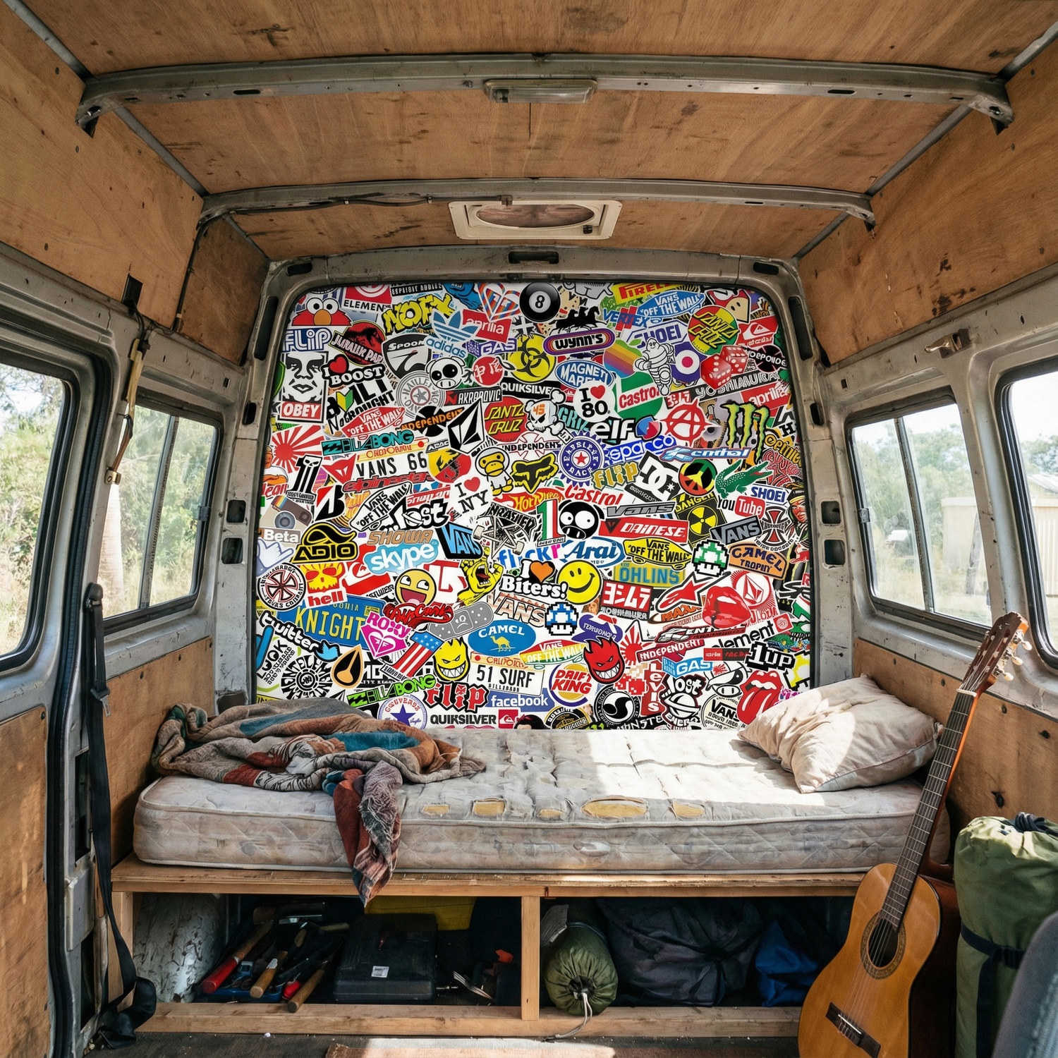 Fotomurales: StickerBomb mural