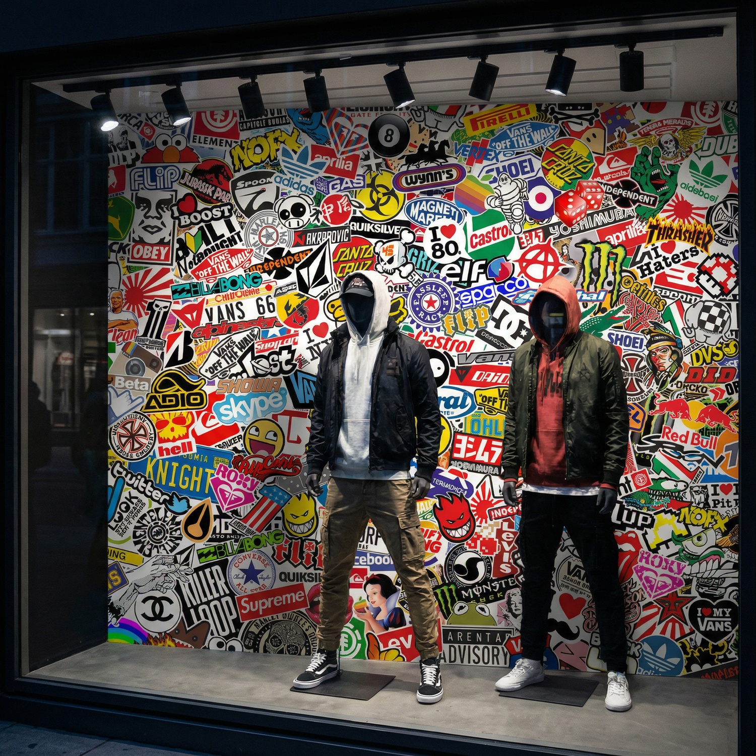 Fotomurales: StickerBomb mural