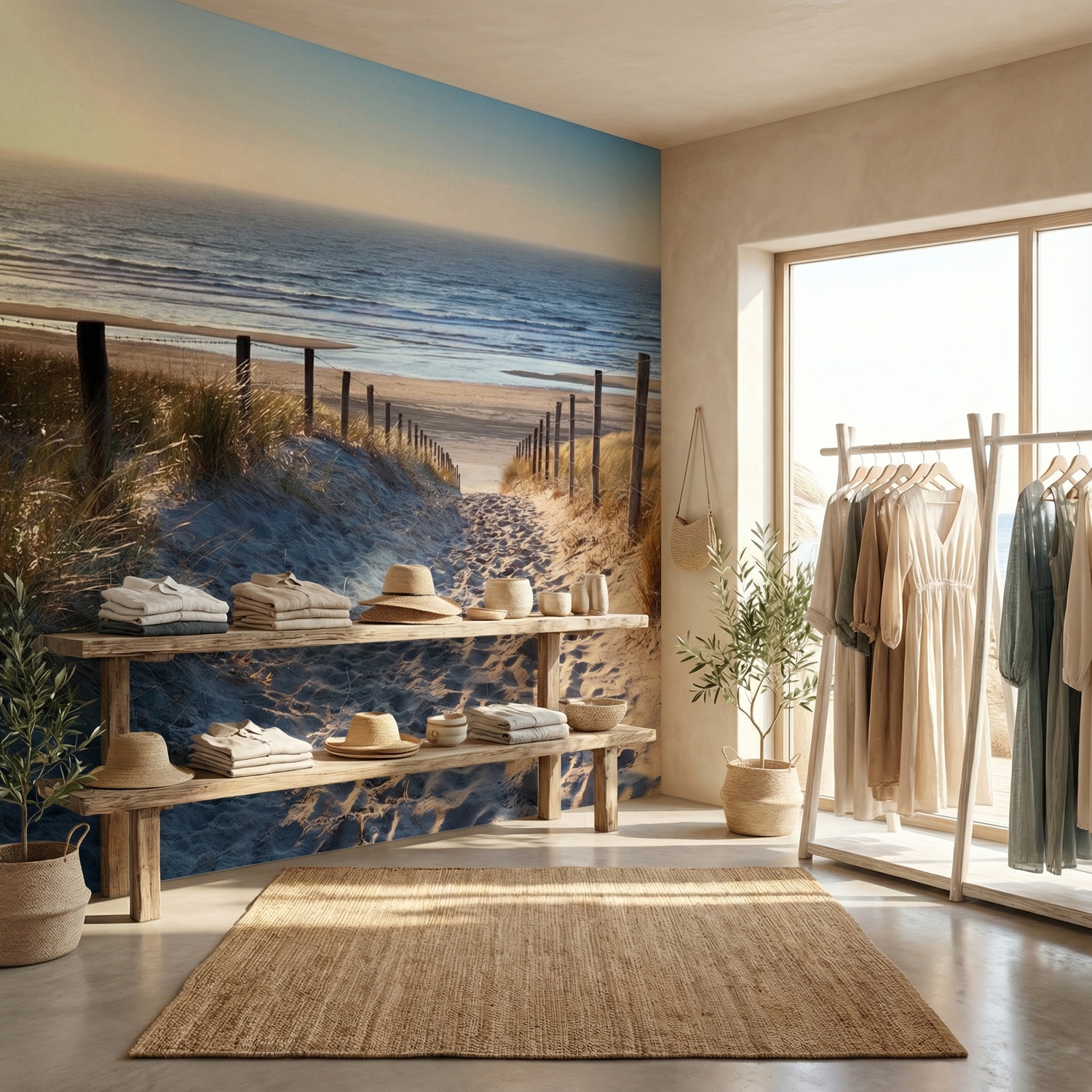 Fotomurales: Camino a la playa