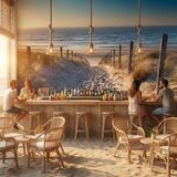 Fotomurales: Camino a la playa 3