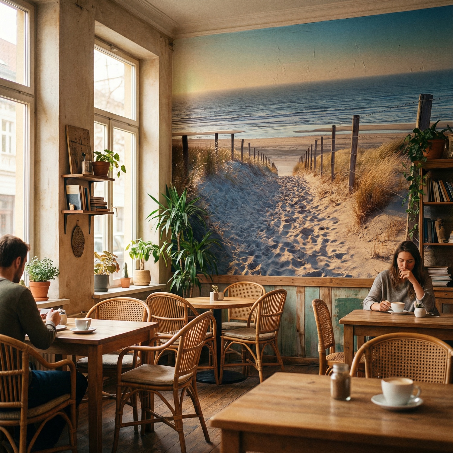 Fotomurales: Camino a la playa