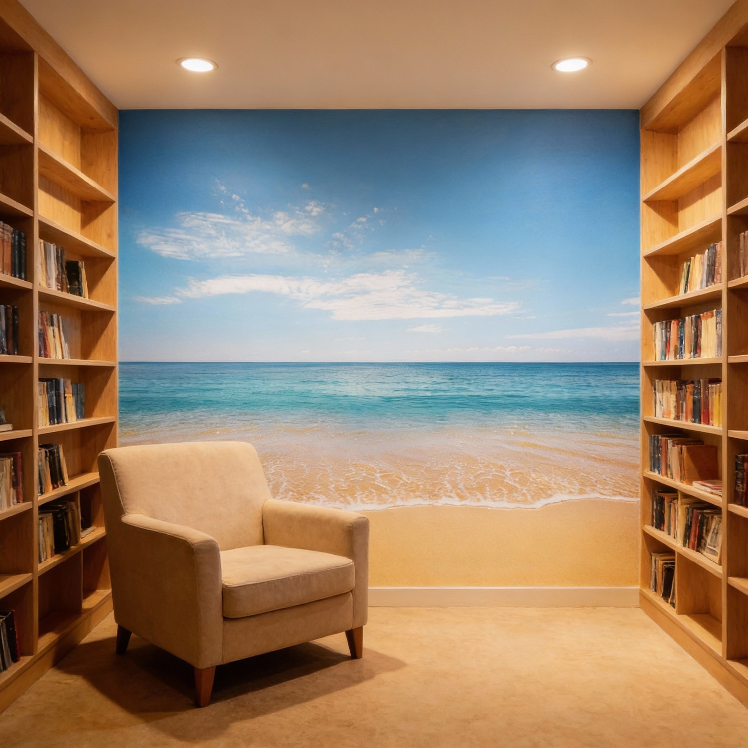 Fotomurales: Paz en la playa