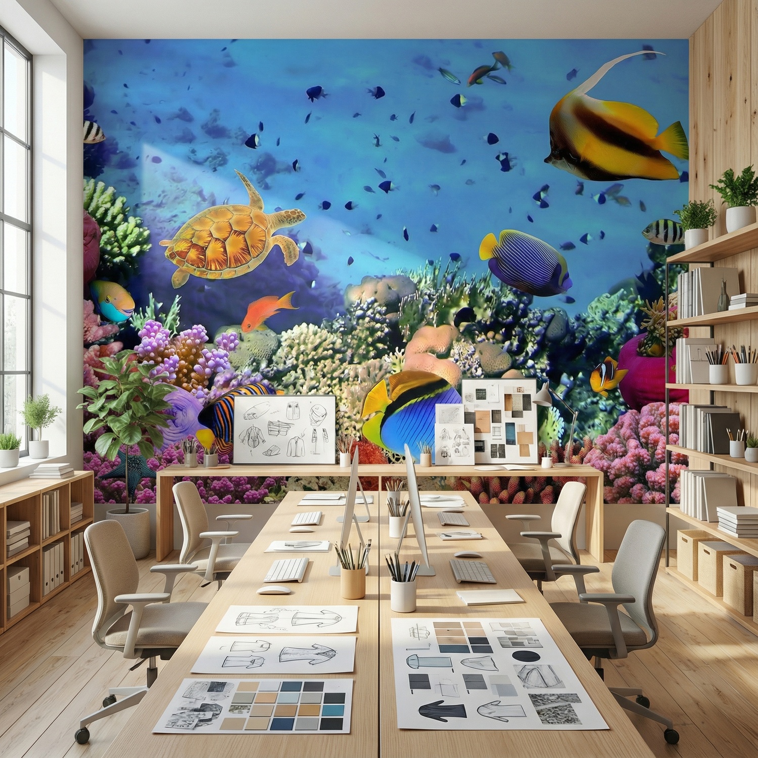 Fotomurales: Colores bajo el mar