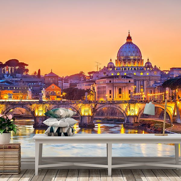 Fotomurales: Puente de Sant Angelo, Roma