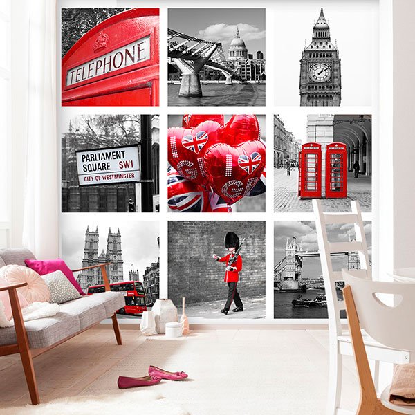 Fotomurales: Collage de Londres