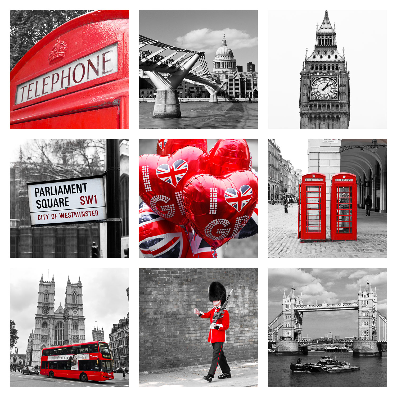 Fotomurales: Collage de Londres