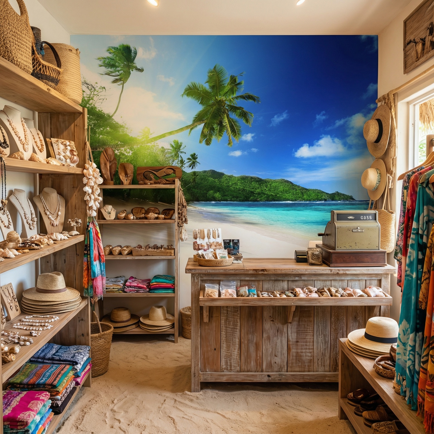 Fotomurales: Playa cubana